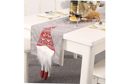 Culoar de Crăciun lung cu spiriduș 215 x 34 cm