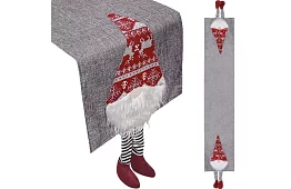 Culoar de Crăciun lung cu spiriduș 215 x 34 cm