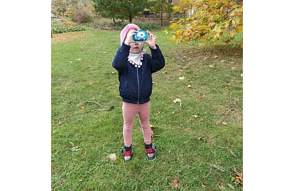 Cameră digitală pentru copii Full HD cu card de 32GB – albastră