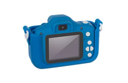 Cameră digitală pentru copii Full HD cu card de 32GB – albastră