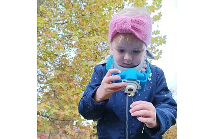 Cameră digitală pentru copii Full HD cu card de 32GB – albastră