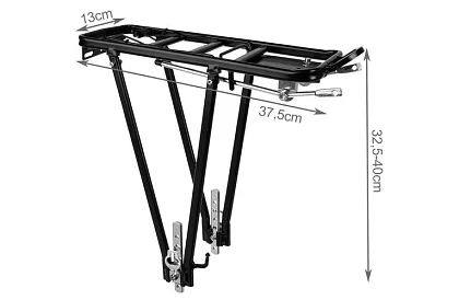 Suport de bicicletă din aluminiu – suport posterior 35 kg