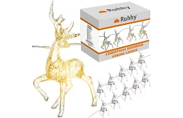 Șir de LED-uri de Crăciun cu baterii 145 cm - Ghirlandă luminoasă cu reni