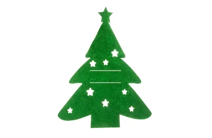 Buzunar de Crăciun pentru tacâmuri 12 buc – brad