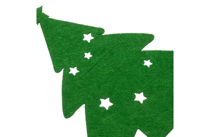 Buzunar de Crăciun pentru tacâmuri 12 buc – brad