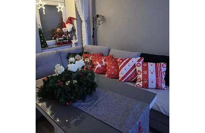 Pernă decorativă 40x40 cm – 4 bucăți sărbători fericite