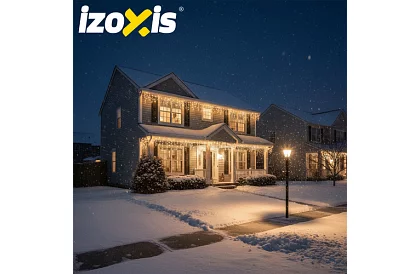 Cortină LED de Crăciun - ploaie 300 LED exterior - 15m alb cald