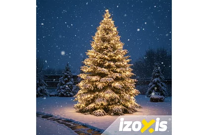 Șir de LED-uri de Crăciun 500 LED exterior - 35m alb cald