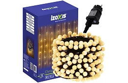 Șir de LED-uri de Crăciun Balls 300 LED exterior - 30m alb cald