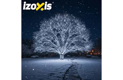 Șir de LED-uri de Crăciun 500 LED exterior - 35m alb