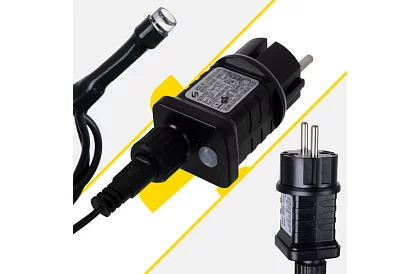 Șir de LED-uri de Crăciun 500 LED exterior - 35m alb