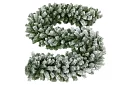 Lanț de Crăciun dens - ghirlandă verde-albă 270 cm