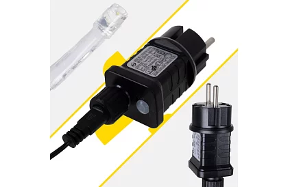 Cortina LED de Crăciun - ploaie 500 LED exterior - 20m alb cald