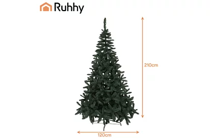 Pom de Crăciun artificial cu ace dese – 210 cm