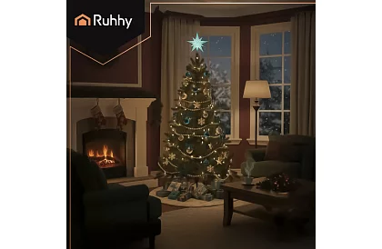 Pom de Crăciun artificial cu ace dese – 210 cm