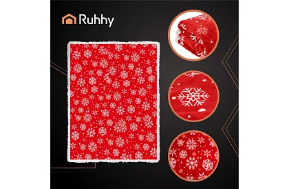 Pătură de flanel de Crăciun 130 x 170 cm