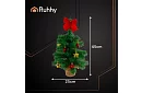 Pomul artificial de Crăciun mic de 45 cm – decorat
