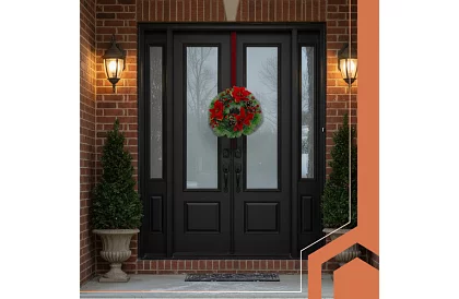 Coroana de Crăciun pentru ușă, masă - 30 cm