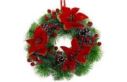 Coroana de Crăciun pentru ușă, masă - 30 cm