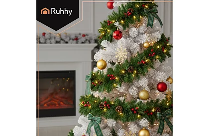 LED ghirlandă luminoasă cu LED-uri pe baterii – 270 cm