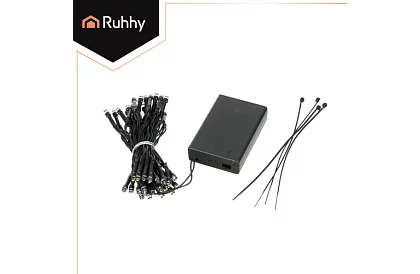 LED ghirlandă luminoasă cu LED-uri pe baterii – 270 cm