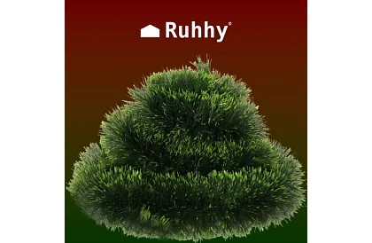 Lanț lung de Crăciun – ghirlandă verde de 6 metri