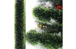 Lanț lung de Crăciun – ghirlandă verde de 6 metri