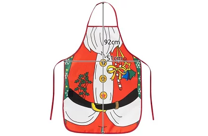 Șorț de bucătar-șef - motiv de Crăciun