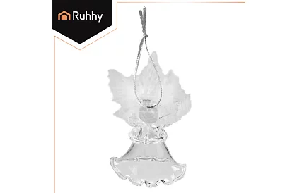 Îngeri de sticlă cu pene – 6 bucăți