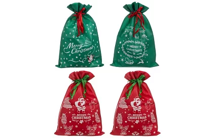 Saci de cadou de Crăciun pentru cadouri de Crăciun – 4 bucăți