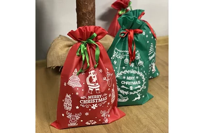 Saci de cadou de Crăciun pentru cadouri de Crăciun – 4 bucăți