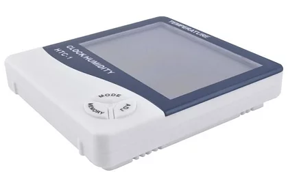 Ceas digital cu higrometru și termometru