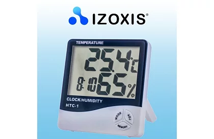 Ceas digital cu higrometru și termometru