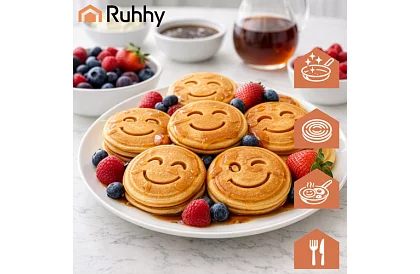 Tiga SMILE pentru clătite cu fețe zâmbitoare - diametru 26 cm