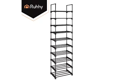 Raft de hol 174x45x30 cm – pantofar 10 rafturi