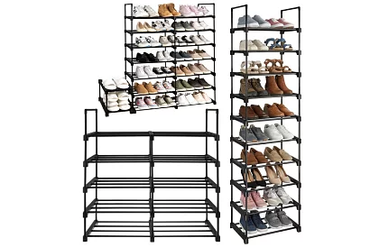 Raft de hol 174x45x30 cm – pantofar 10 rafturi