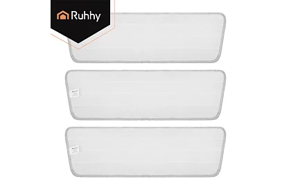 Mop plat cu pulverizator Ruhhy 300 ml + 3 cârpe