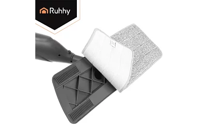 Mop plat cu pulverizator Ruhhy 300 ml + 3 cârpe