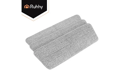 Mop plat cu pulverizator Ruhhy 300 ml + 3 cârpe