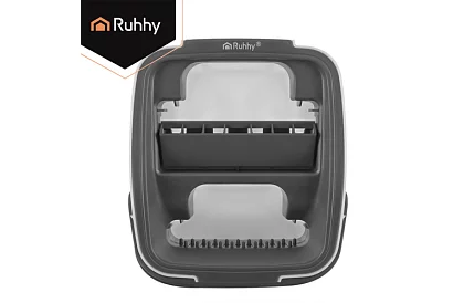 Mop plat cu fund plat + găleată de 8,5 litri – cu două compartimente și accesorii