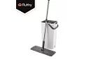 Mop plat cu fund plat + găleată de 8,5 litri – cu două compartimente și accesorii