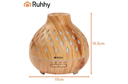 Aromaterapie difuzor Puri – umidificator de aer 400 ml cu iluminare LED