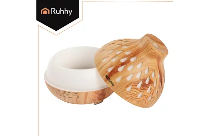 Aromaterapie difuzor Puri – umidificator de aer 400 ml cu iluminare LED