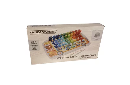 Puzzles din lemn pentru copii – clasificator de forme