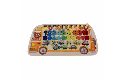 Puzzles din lemn pentru copii – clasificator de forme