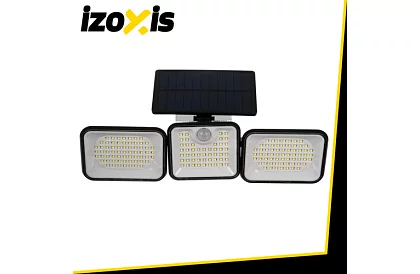 Lampă solară 180 LED cu senzor de crepuscul și senzor de mișcare