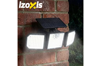 Lampa solară 167 LED, 500 lm cu telecomandă