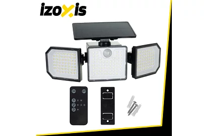 Lampa solară 167 LED, 500 lm cu telecomandă