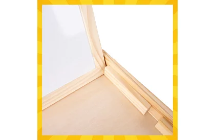 Tablă magnetică dublă - 108 bucăți de accesorii