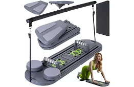 Placă multifuncțională cu prinderi pentru exerciții de pilates și yoga